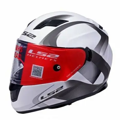 (Ls2) Ff320 Velvet L Matt White Grey Black