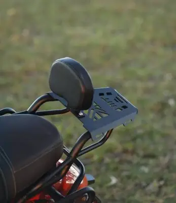 Moto Torque Tvs Ronin Back Carrier Black